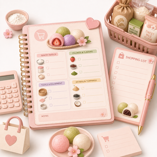 Mochi Ingredient & Shopping Planner