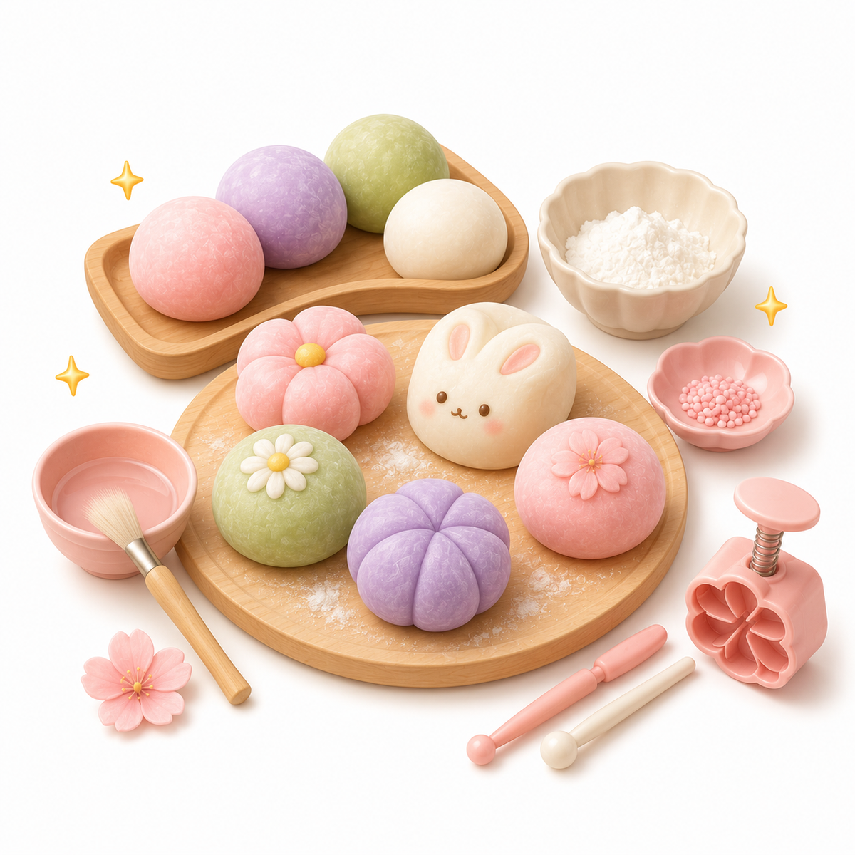 Mochi Shaping & Decorating Guide